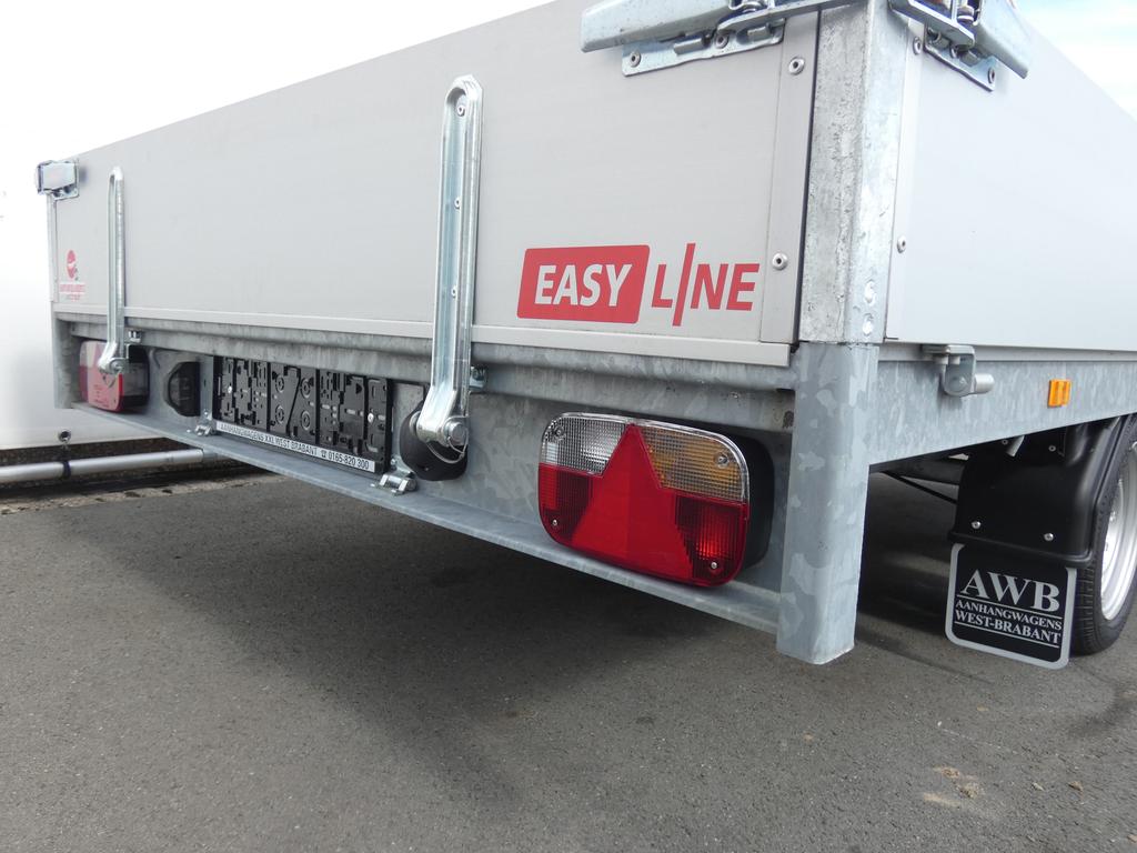 Easyline Plateauwagen tandemas 350x180cm 2100kg